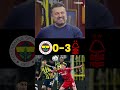 BİLDİĞİMİZ KADIKÖY BİTTİ #shorts #fenerbahçe #maçyorumları #futbol
