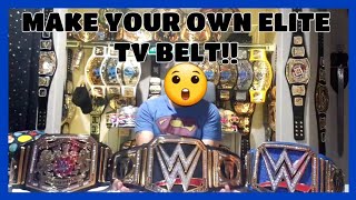 DIY HOW I MADE MY OWN WWE ELITE PLATES