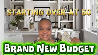 Starting Over At 50 - Brand New Budget - Monthly Overview for August 