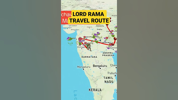 Lord Rama travel from Ayodhaya to Srilanka #ramanaya #ram #route #world #shorts #maps #road#hanuman