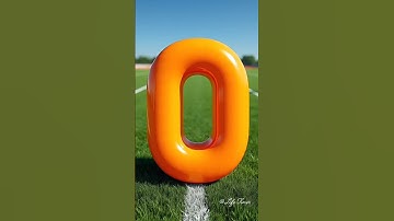 Orange Sports Style Count Up 0-9 🧡 | Voice & Energy #countup #timer #shorts