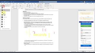 Easily Create a Word Cloud Using Word