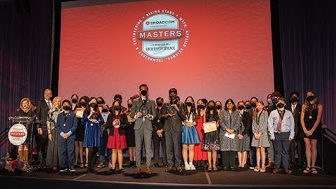 Broadcom MASTERS 2022 Awards