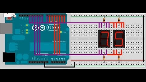 Control de 2 display de 7 Segmentos ARDUINO
