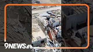 Drone video shows damage from Omaha, Nebraska, tornadoes