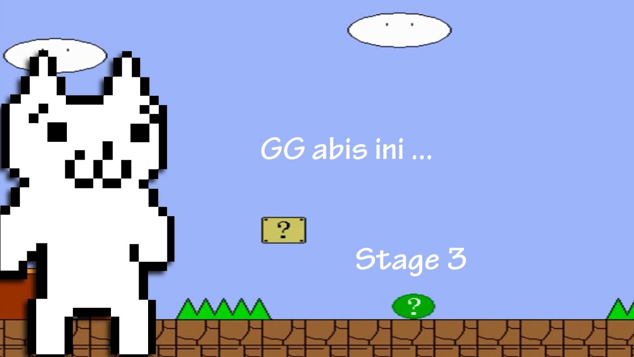 Syobon action GG abis ini ... stage 3.