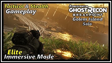 Ghost Recon Breakpoint - GOLEM ISLAND TESTING ZONE Solo Stealth Takedown | Tactical Gameplay