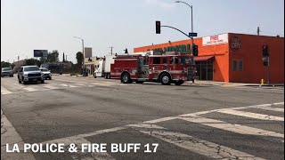LAFD (RESERVE) ENGINE 66 RESPONDING