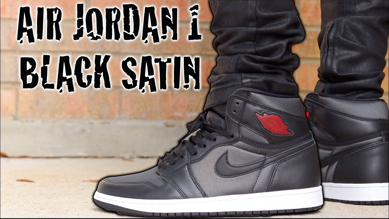 air jordan 1 black satin review