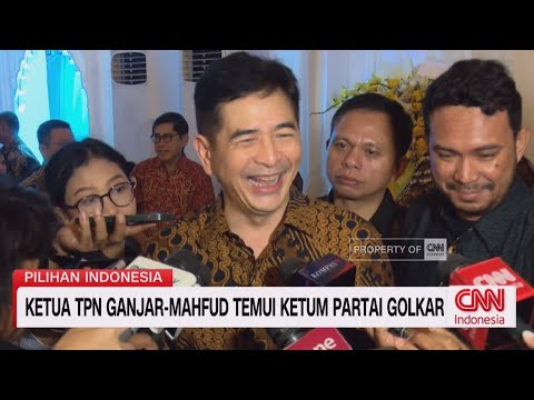 Ketua TPN Ganjar-Mahfud Temui Ketum Partai Golkar