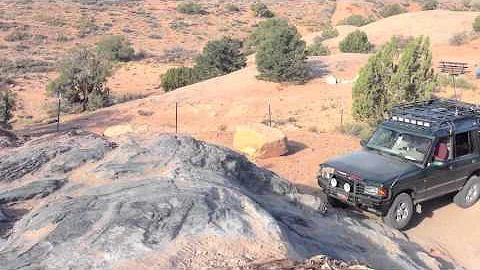 Land Rover National Rally - Bert's climb on Fins a...