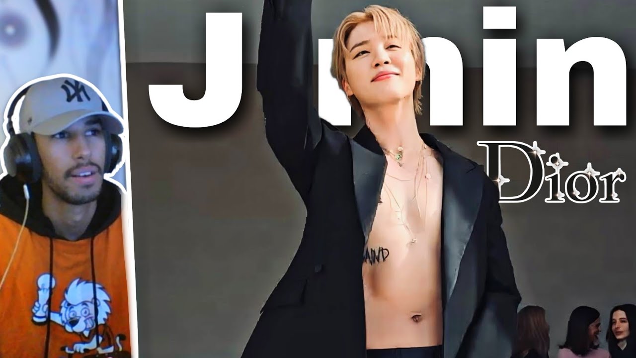 Reaction to JIMIN at The Dior show