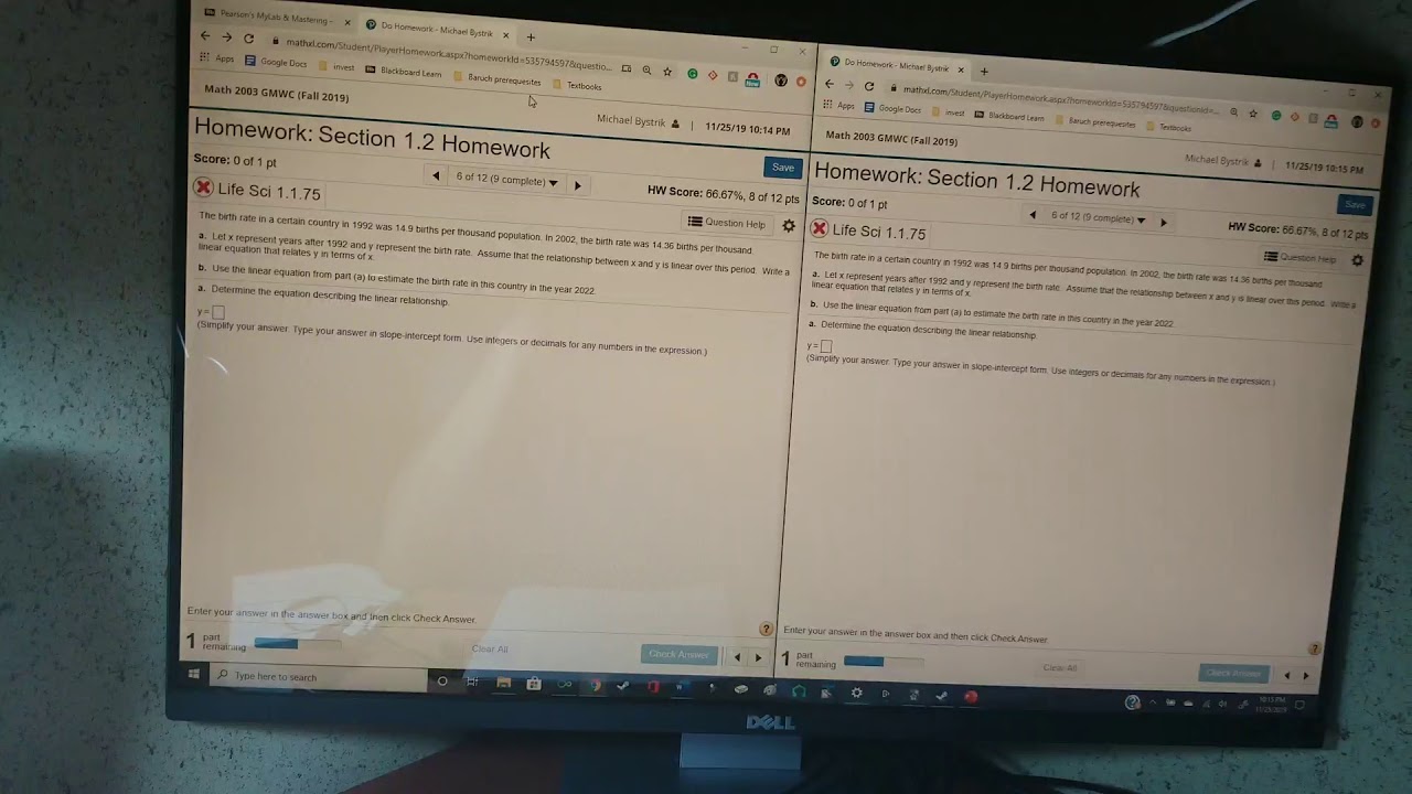 Mymathlab Pearson Glitch 2019 (All Answers, Quick And Simple Trick)