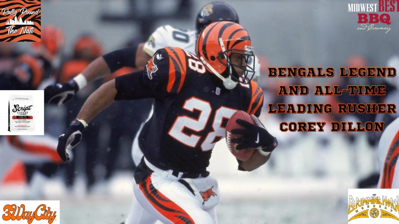 Bengals AllTime Leading Rusher Corey Dillon!!! YouTube