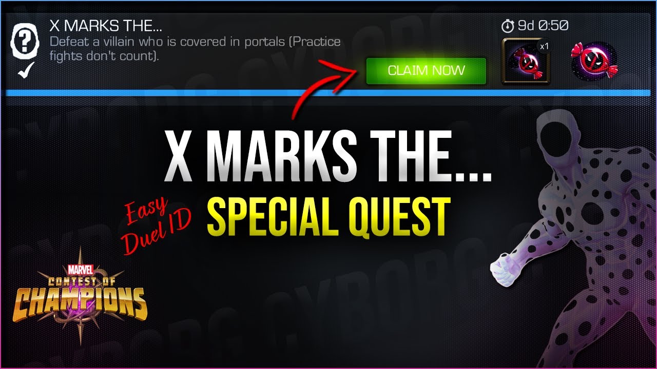 X Marks The - Special Quest -Easy Duel ID - MCOC • Marvel Contest of Champions