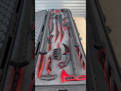 Ultra RED MEGA KNIFE Set!