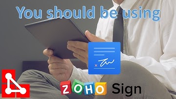 You should be using Zoho Sign