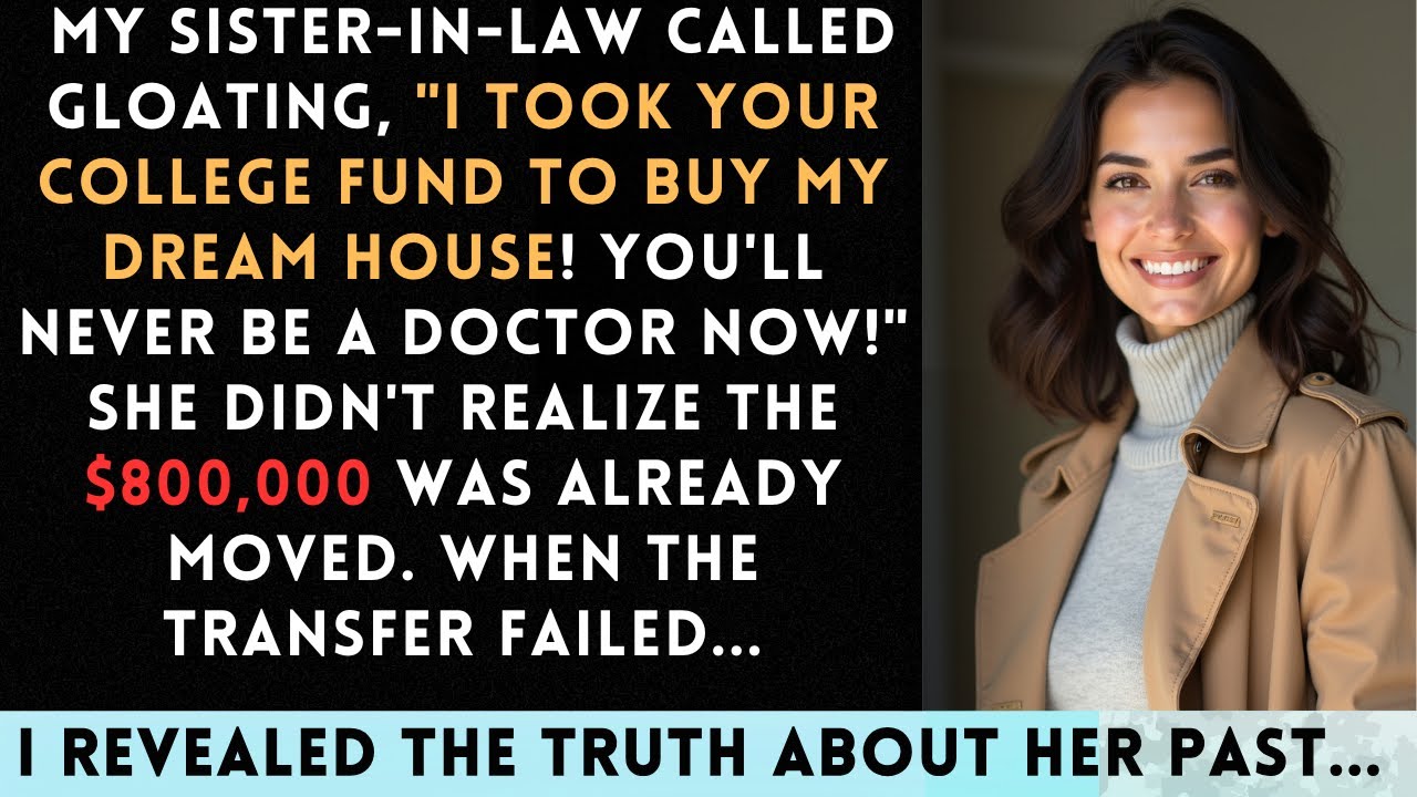 Я использовала ваши деньги на колледж для дома моей мечты. Моя невестка хвасталась, что не знала,...