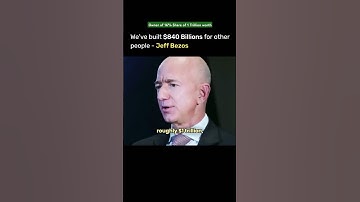 Jeff Bezos owns 16% share Amazon worth 1 Trillion dollar #amazon #jeffbezos #forbesbillionaires