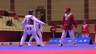China vs Korea. Female. World Taekwondo World Cup Team Championships, Baku-2016.