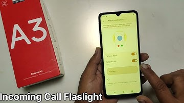 redmi a3 5g notification light on/off kaise karen,incoming call flashlight setting vredmi a3 5g