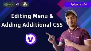 How to edit menu on Wordpress & How to add additional CSS  | Super easy 100% | Wordpress | VWEB