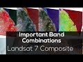 Landsat 7  Composite Band Combinations