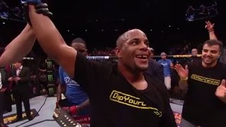 UFC 187: Daniel Cormier and Anthony Johnson Octagon Interviews