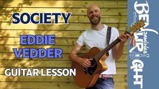Society - Eddie Vedder - Guitar Lesson