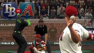 MLB THE SHOW | Rays vs Diamondbacks – Full Game | MLB Season | S01 G45 | No Commentary
