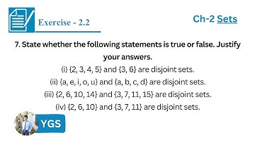 7. State whether the following statements is true or false. Justify your answers. | Class 10 | Gyan