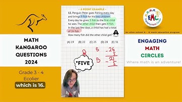 Math Kangaroo Puzzle 2024 🐧 | #11 Grade 3-4 Challenge | Can you solve this problem? #MathKangaroo