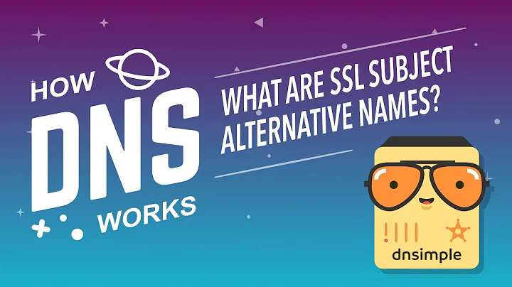 What is the SSL Certificate Subject Alternative Name?
