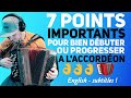 7 points pour apprendre et progresser à l'accordéon