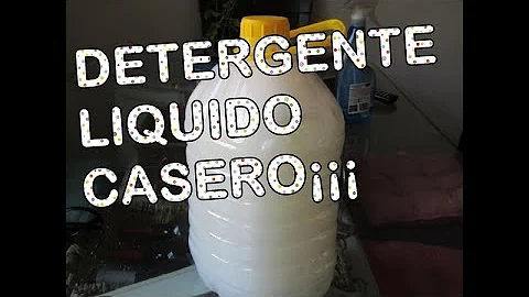 Como fazer detergente de louça?