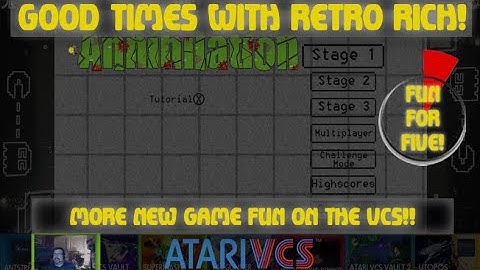 Atari VCS - Annihilation! - Fun For Five! Good Times With Retro Rich Ep. 420