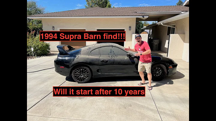 1994 Toyota Supra Barn find... Will it start after 10 years!?!?!
