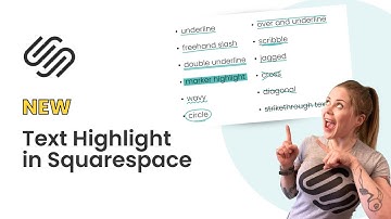 How to highlight text in Squarespace / Text Highlight Feature - highlight one word in Squarespace!