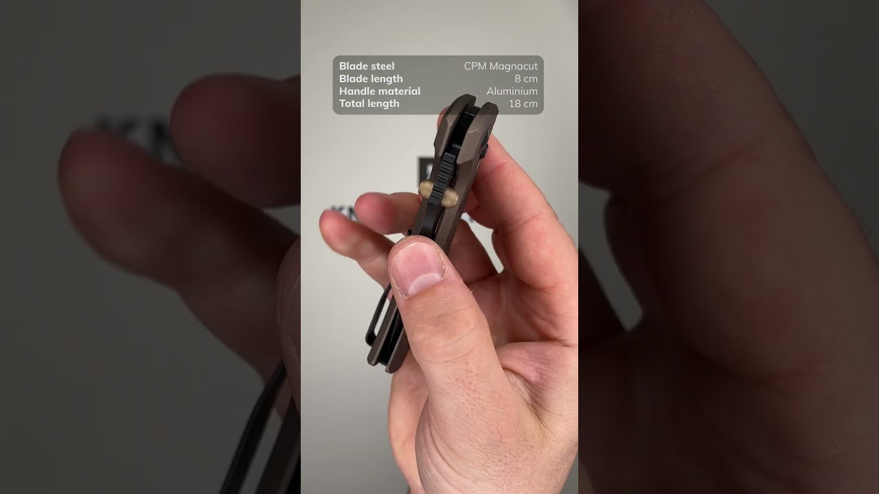 Fox Knives Anzu FX-560-ALBR CPM MagnaCut Black PVD, Aluminium