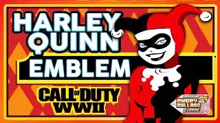 COD-WWll HARLEY QUINN EMBLEM TUTORIAL  │ BATMAN │ 1080P