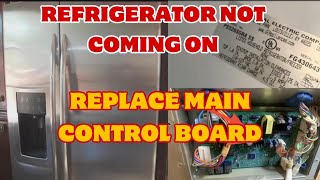 How to Fix GE Profile Refrigerator NOT WORKING | Only Lights On, Not Cooling! | Model PSS26SGRA SS