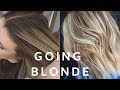 GOING BLONDER FOR SUMMER// HAIR TRANSFORMATION// HIGHLIGHTS & BALAYAGE