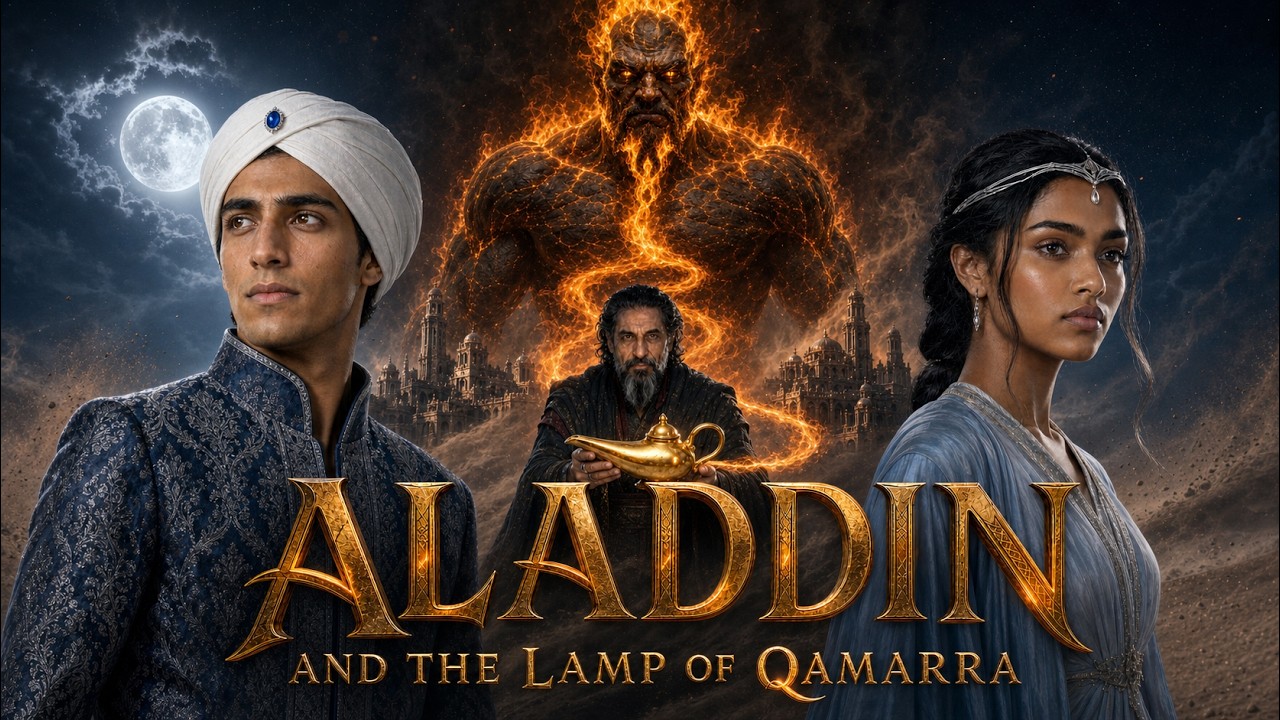 Aladdin and the Lamp of Qamarra — Fantasia épica · Aventura