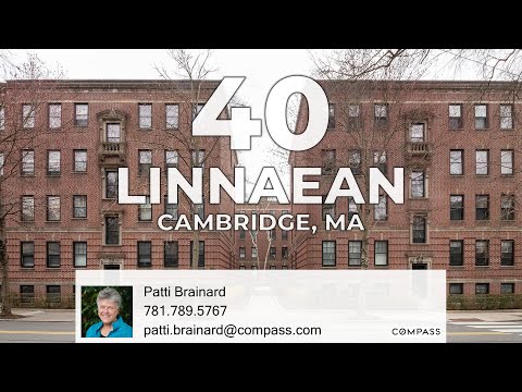 40 Linnaean Street 4, Cambridge, MA home video tour