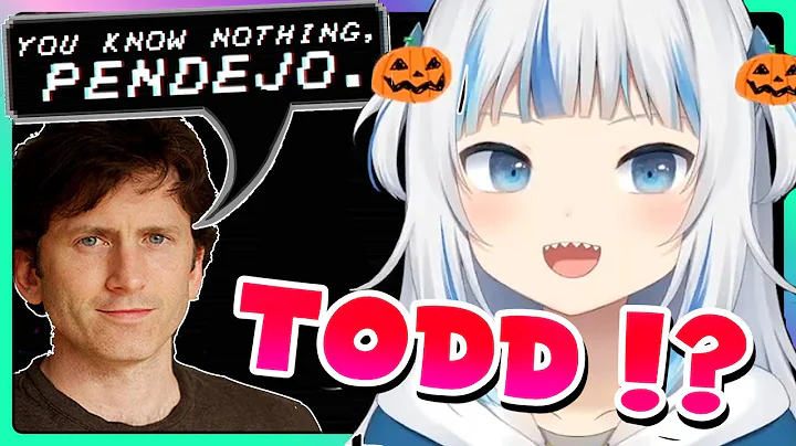 Gura gets called pendejo by "Todd Howard" and can'...