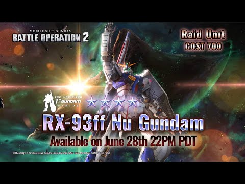 MOBILE SUIT GUNDAM BATTLE OPERATION 2 — RX-93ff Nu Gundam Trailer