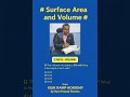 Surface Area and Volume |