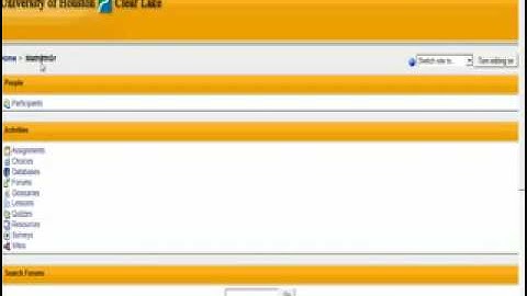 Using a Glossary Entry in a Lesson within Moodle
