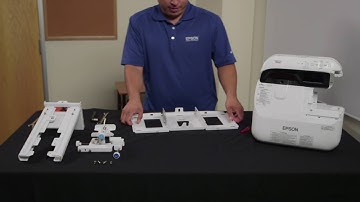 BrightLink 595Wi installation video - #4 Assembly and placement of the Wall Mount