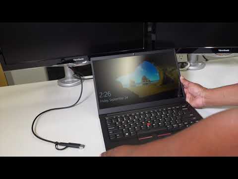 How to set up your Lenovo ThinkPad USB C with USB A Dock
